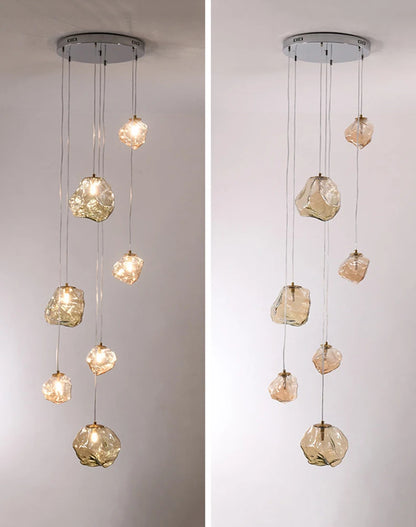 Modern Stair chandelier Pendant lights indoor lighting Ceiling lamp hanging light led Chandeliers for living room indoor lightin