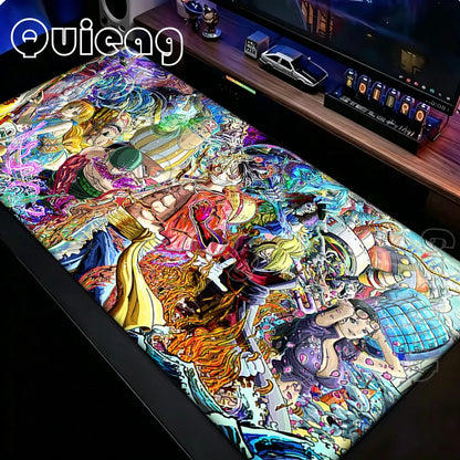 900x400mm Cartoon One Piece Gaming Mouse Pad Speed XXL Rubber Anime Gamer Keyboard Mouse Mat Big Motbook Computer PC Mousepad