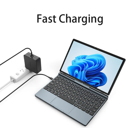10.1-inch Mini Laptop Intel N150, 2-in-1 Tablet/Notebook DDR4 32GB M.2  2280 Sata 1TB 1 Megapixel Camera with Face Unlock