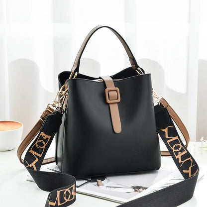 Fashionable Wide Shoulder Strap Women Handbag Classic Retro Small Square Bag Luxury Brand Designer Single Shoulder Crossbody Bag