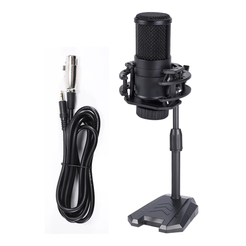 T0823 Podcast V9 Soung Card Musical Full Set Microphone Live Broadcast Sound Card With Multiple Sound Effects and Voice Changer