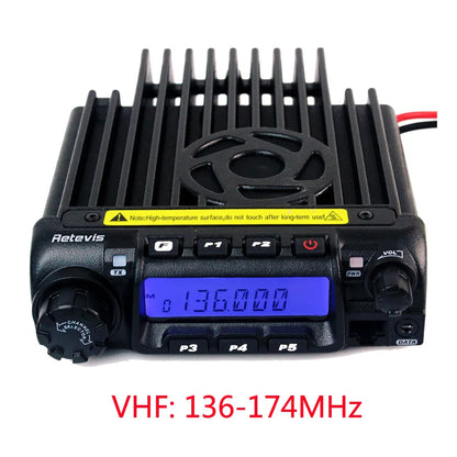 Retevis RT-9000D Mobile Car Radio Station Transceiver VHF UHF 200CH Scrambler Walkie Talkie VOX CTCSS/DCS for Bus Truck Lorry