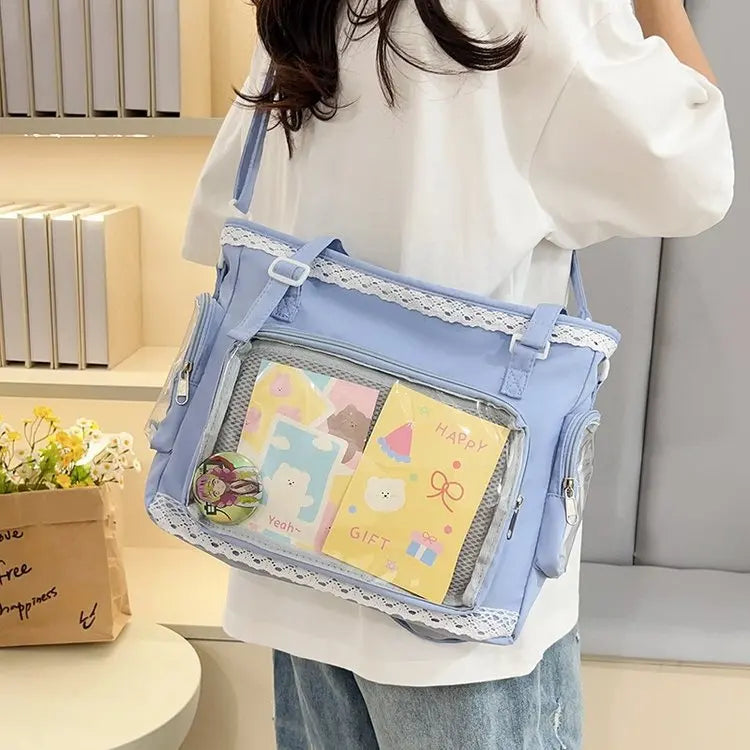 Ballet Girl Large Appetite Itabag Japanese Two-Dimension Single Shoulder Crossbody Bag Gift For Friends Women'S Handbag