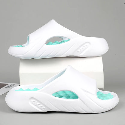 Men Massage Slippers Indoor Outdoor Sandals Beach Casual Shoes Comfortable Soft Slides Flip-flops Men's Sandals Big Size 46 47