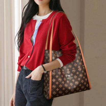 Genuine Brand High Quality Leather Casual Tote Luxury Handbags Women Bags Designer Shoulder Top-handle Bags for Women Sac A Main