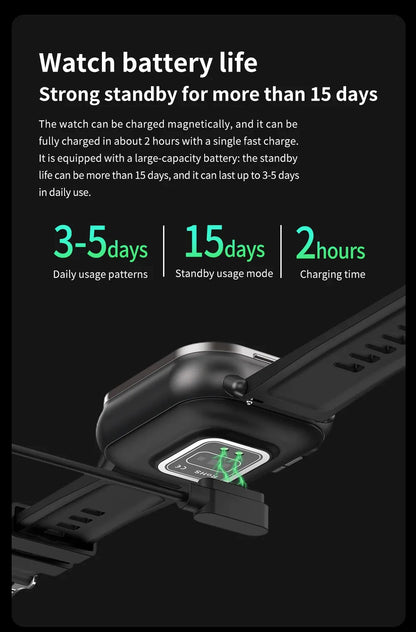 BT Call Blue Tooth Headphones Watches 2.01" Headset 2 in 1 Smart Watch Heart Rate Sport Fitness Bracelet TWS Earphone Smartwatch