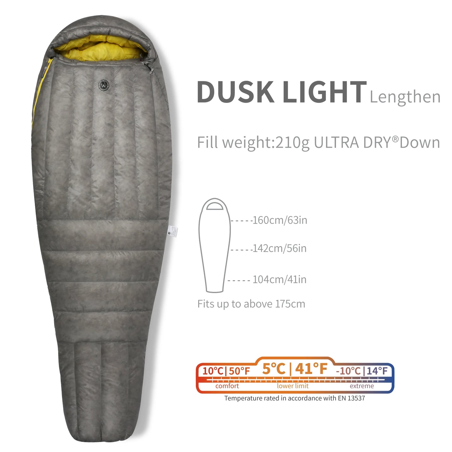 AEGISMAX Wind Hard Dusk Upgrade Ultralight Down Sleeping Bag 7D Nylon DWR 800FP Waterproof Outdoor Hiking Down Pro Sleeping Bag