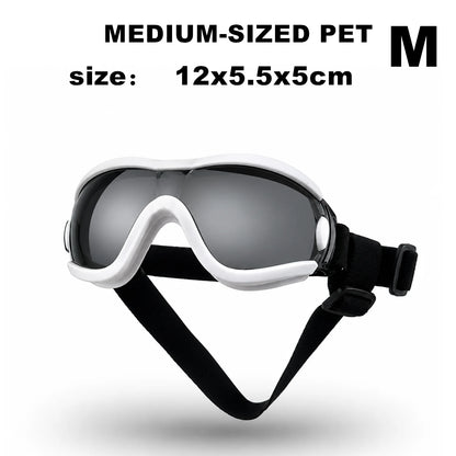 These Pet Dog Sunglasses Can Block Ultraviolet Rays, and the Dog Goggles Are Windproof and Dustproof.