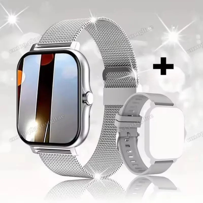 2026 New Smart Watch Android Phone 1.44''Inch Color Screen Bluetooth Call Blood Oxygen/Pressure Monitoring Smart Watch Women Men