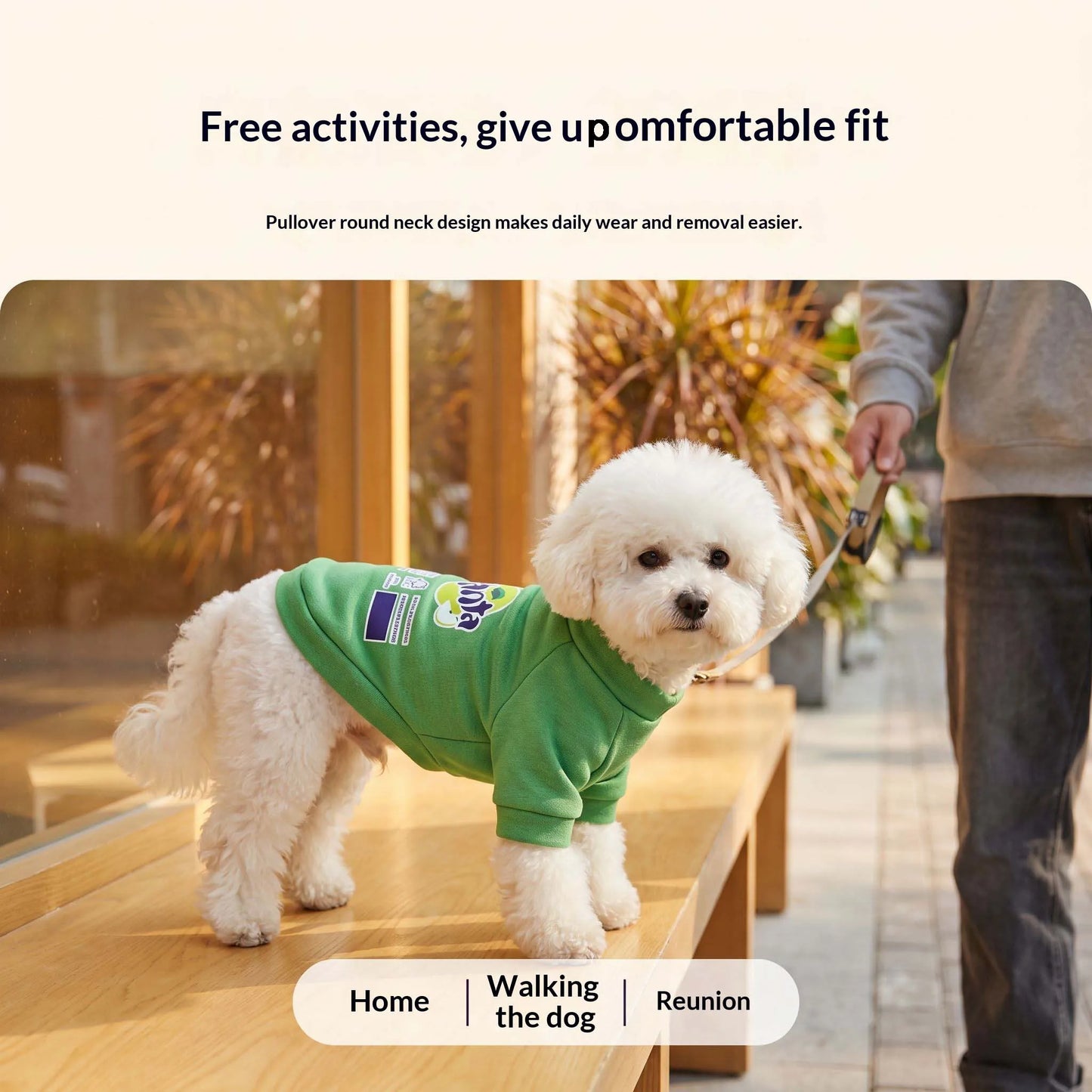 Trendy Printed Pet Sweatshirt Soft Breathable Puppy Shirts Multi Color Cute Outfit For Small Dogs Cats Spring Autumn Daily Wear