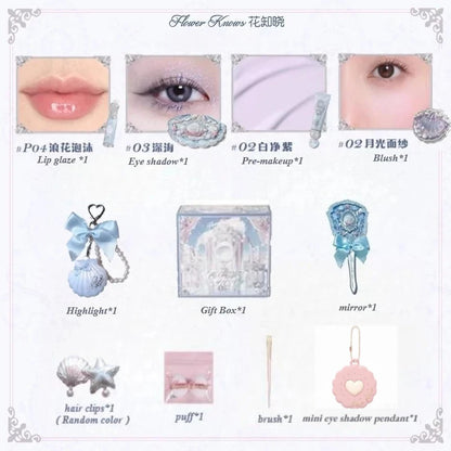 Flower Know Strawberry Cupid Box Collection Make Up Sets Cosmetics Full Set Palette Pressed Powder Blush Lipstick Mystery Box