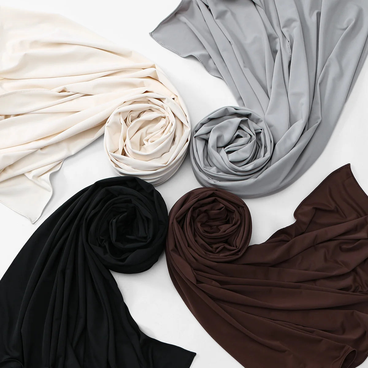 New Muslim Women Hijab Liquid Jersey Scarf Ramadan Headwraps Shawls Islam Headscarves Muslim Fashion Islam Shawl ﻿180*60cm