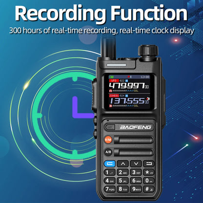 Baofeng AR-26 GPS Walkie Talkie Multi-Band Long Range Wireless Copy Frequency Air Band NOAA Type-C Charger For Camping Ham Radio
