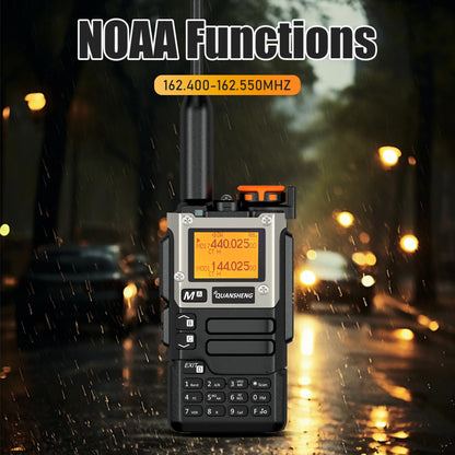 Quansheng UV-K6 Walkie Talkie 5W AM FM 50-600MHz USB-C Direct Charge NOAA Weather Multi Band UV-K58 UV-K5(8) Two Way Radio