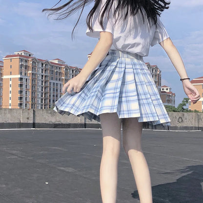 Japanese Bow Tie Skirt Set Student Pleated Skirt Jk Uniform Korean School Sexy Girl Preppy Style Seifuku Japanese School Uniform