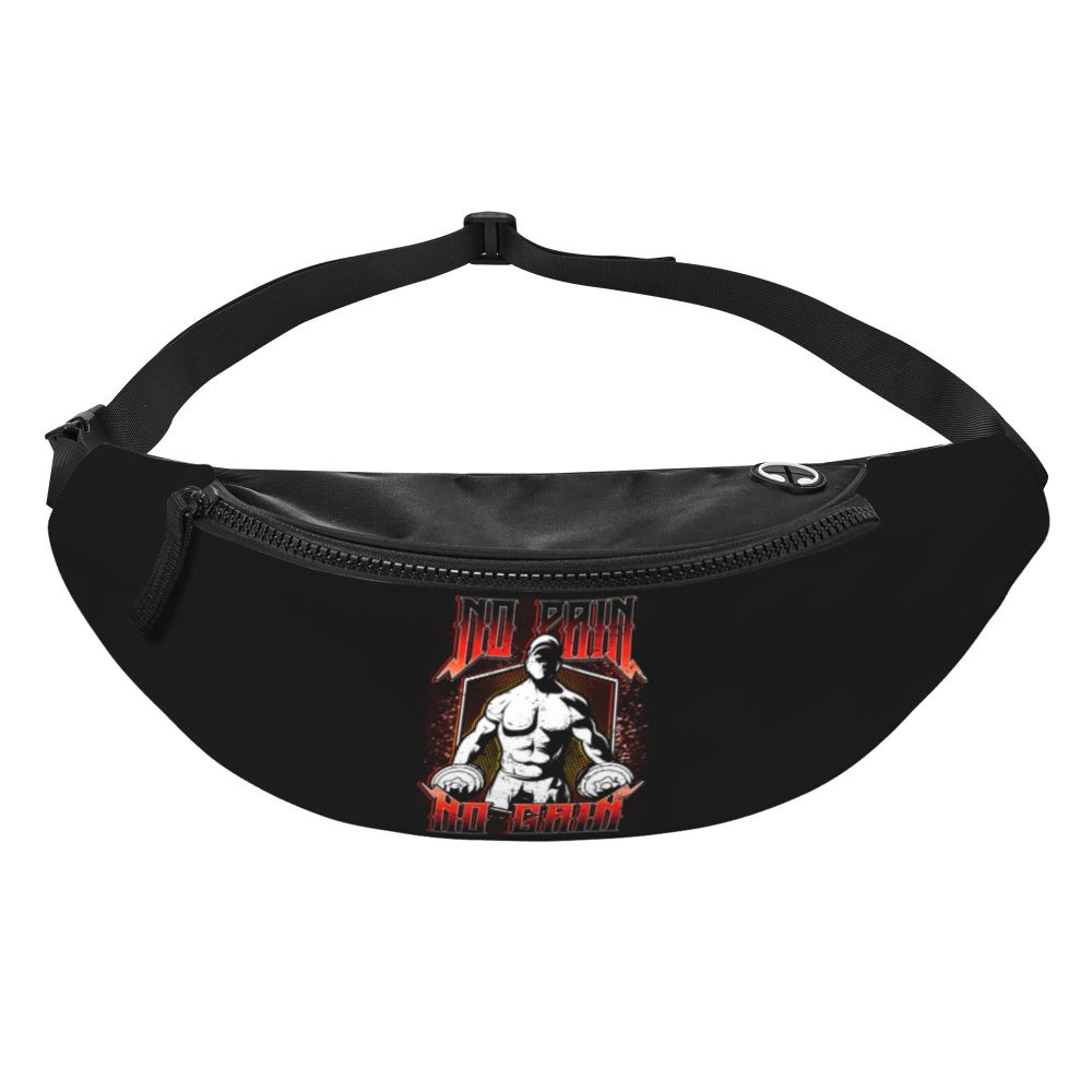 Powerhouse Gym Fanny Bag Custom Bodybuilders Fitness Crossbody Waist Pack Men Women Cycling Camping Phone Money Pouch