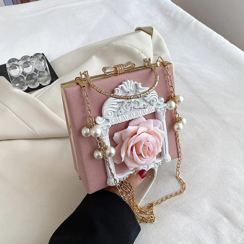 Luxury Angel Female Handbags Fashion Pearl Women Bag Cross Body Brand Leather Women Shoulder Bag Ladies Hand Bags