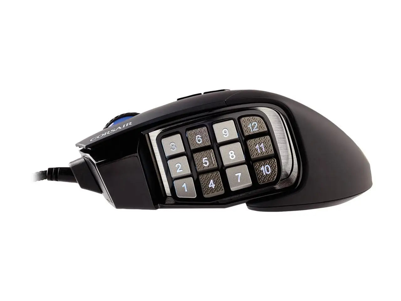 Corsair SCIMITAR RGB ELITE CH-9304211-NA Black Wired Optical MOBA/MMO Gaming Mouse, Backlit RGB LED