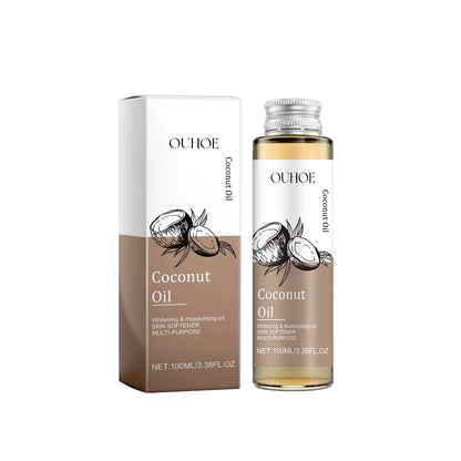 Multipurpose Coconut Oil - For Hair, Skin & Makeup Removal - Natural Moisturizing & Nourishing - Pure Cold Pressed Coconut Oil