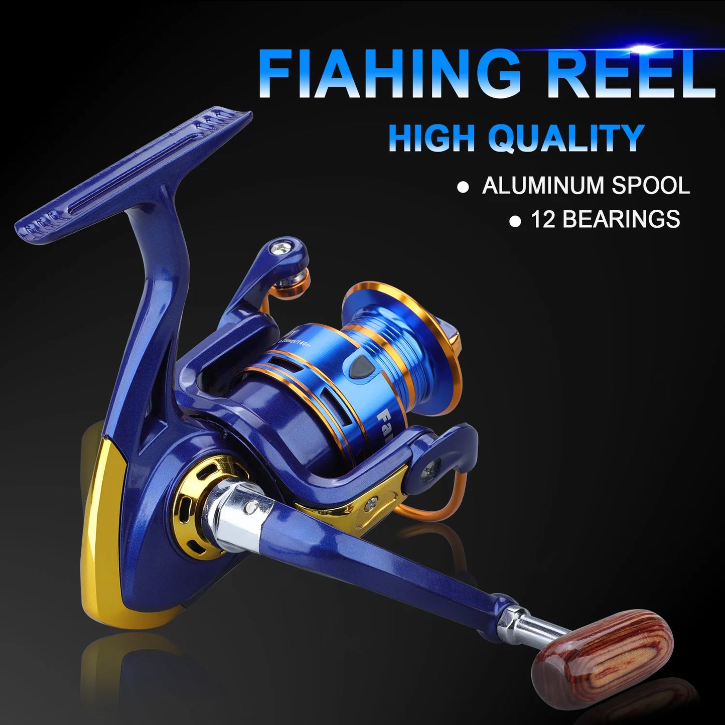 Sougayilang 1000~7000 Fishing Reel 5.2:1 Gear Ratio Spinning Reel with Folding Grip Max Drag 10kg All for Fishing Windlass Pesca