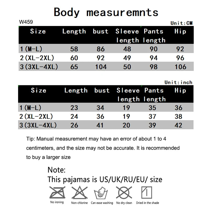 2PCS/Set Women Big Size with Chest Pads Pajamas Spring Autumn and Winter Long-Sleeved Headset Loose Homewear Can Be Worn Outside