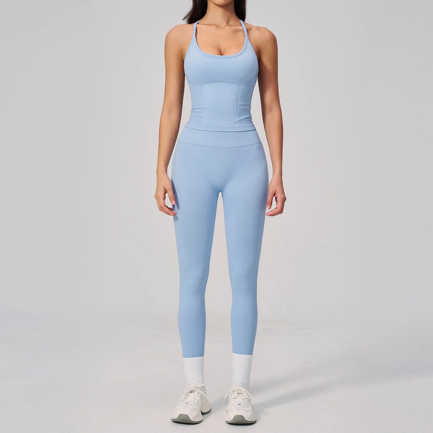 Fitness Suit 2PCS Women's Tracksuit Yoga Set Sports Outfits Gym Clothes Running Push Up Sportswear Female Workout Yoga Clothes