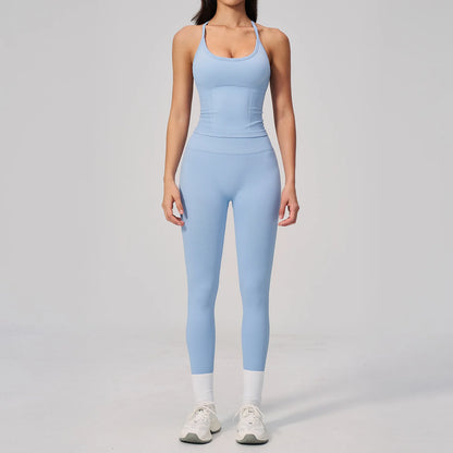 Fitness Suit 2PCS Women's Tracksuit Yoga Set Sports Outfits Gym Clothes Running Push Up Sportswear Female Workout Yoga Clothes