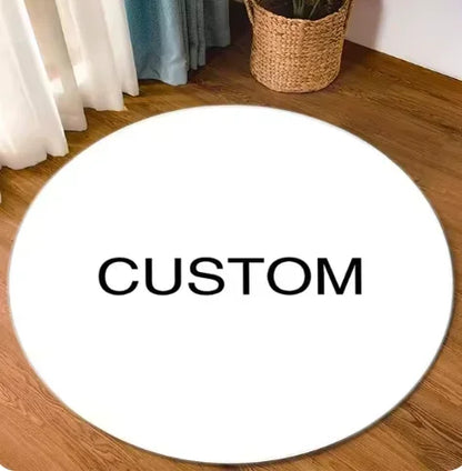 Round game machine rug living room bedroom computer chair floor mat hanging basket mat gaming video game room decorative carpet