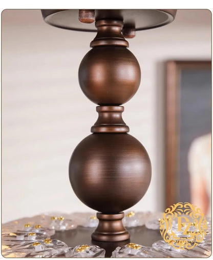 French Ceiling Lamp American Retro Bedroom Chandelier Lights Study Room Master Bedroom Lamp Suspension Luminaire