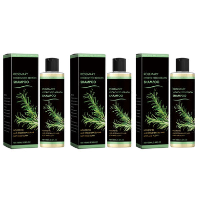 Rosemary Oil Shampoo Hair Growth Prevent Hair Loss Volumizing Hydrolyzed Keratin Nourishing Moisturizing Deep Clean Scalp Care