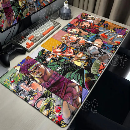 HD J-Jojo B-Bizarre A-Adventure Mouse Pad Gaming 900×400mm Mousepad Xxl Mouse Mat Offices Accessories Keyboard Pad Computer Desk
