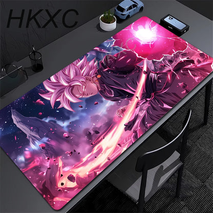 XXL Mouse Pad Anime Dragon Ball Z Kawaii DBZ Desk Mat Girl Gabinete Gamer Computer Desk Mat Keyboard Gaming Accessories Mousepad