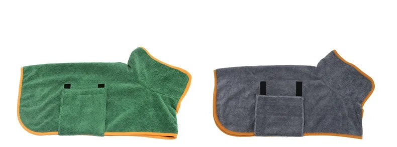 New Dog Bathrobe Absorbent Pet Quick Drying Bath Towel Dog Bath Towel Large Small Dogs Clean Absorbent Bathrobe Cat Pet Products