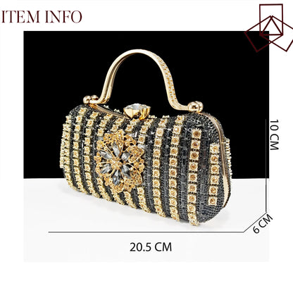 2026 Diamond Women Luxury Clutch Evening Bag Wedding Crystal Ladies Cell Phone Pocket Purse Female Wallet for Party Quality Gift