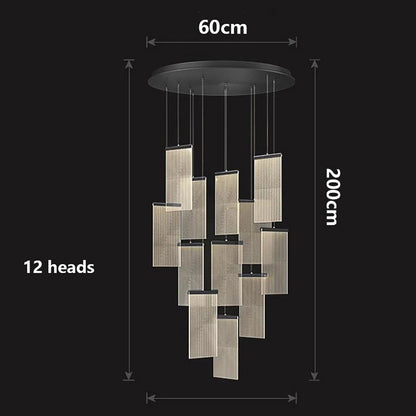 Modern home decor led lights pendant light lamps forstaircase Chandeliers for living room hanging light indoor lighting