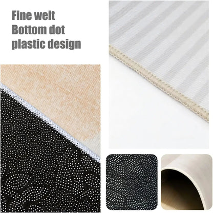 Modern Abstract Swirl Rug Non Slip Large Living Room Carpet Bedroom Gaming Room Floor Mat Home Decor Contemporary Area Rugs