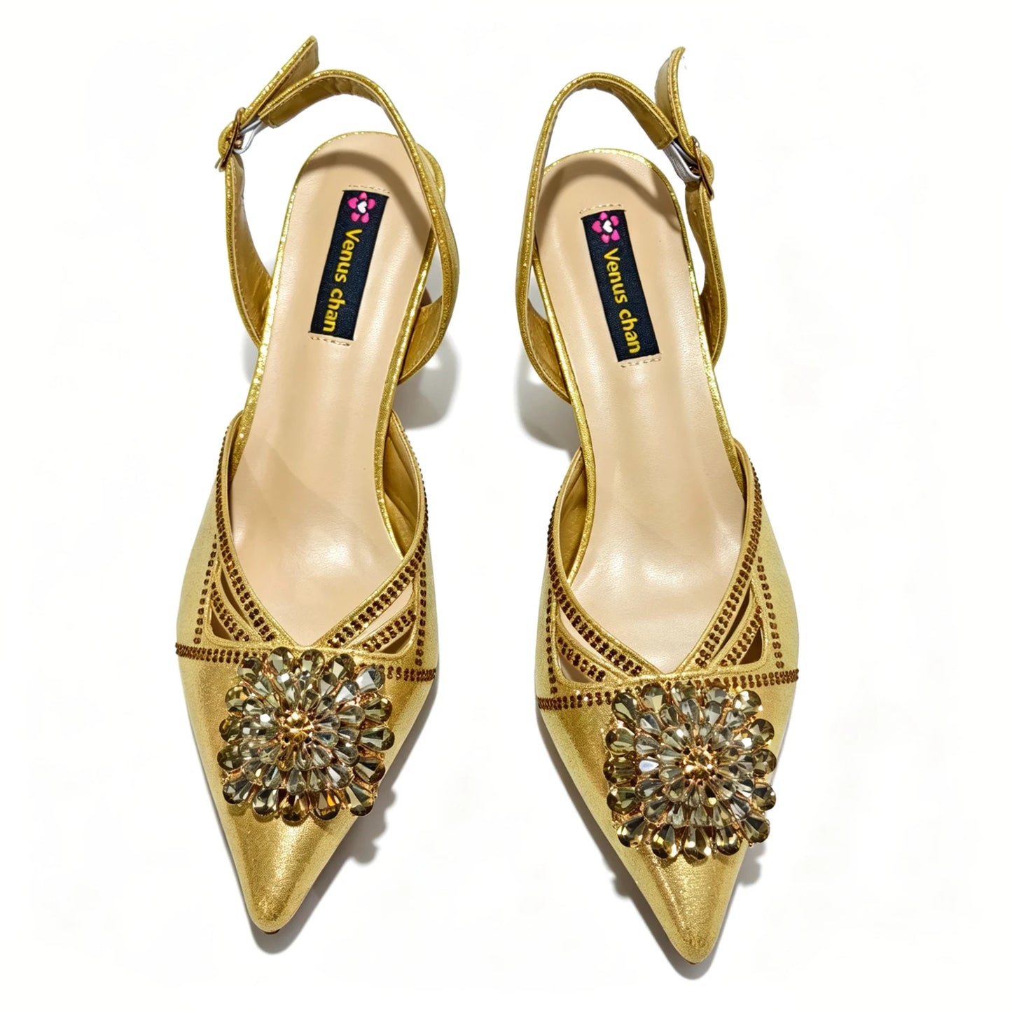 New Shoes and Bags Matching Set Nigerian Women Heel Party for Women green Colour Italian Design Wedding INS Design