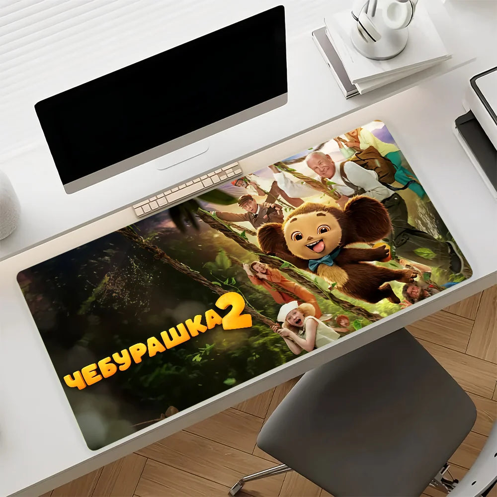 2026 Movie Cheburashka 2 Mouse Pad Non-slip Rubber Computer Mat Gamer Balance Decoracion Deskmat Laptop Office Large