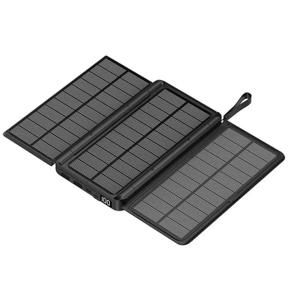 20000mAh Qi Wireless Solar Power Bank Outdoor External Battery Portable Powerbank for iPhone 14 Samsung Xiaomi Huawei Poverbank