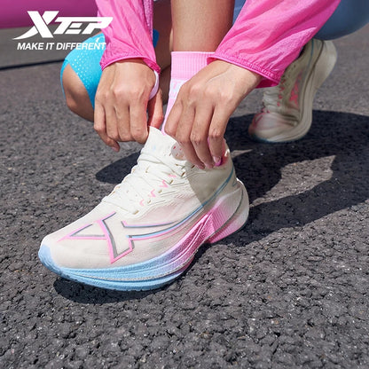Xtep Shyft 1.0 Running Shoes for Female Durability Combat Breathable Cushion Shock Absorption Stability Sneakers 875318110084