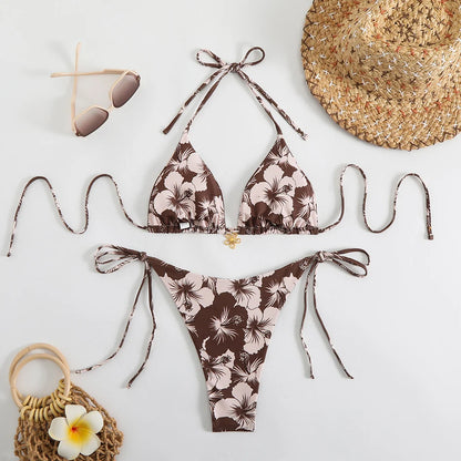 Sexy Micro Bikini Women's Swimsuit 2026 Trend Female Swimwear Two-piece Thong Bikinis Sets Beach Wear Swimming for Bathing Suit