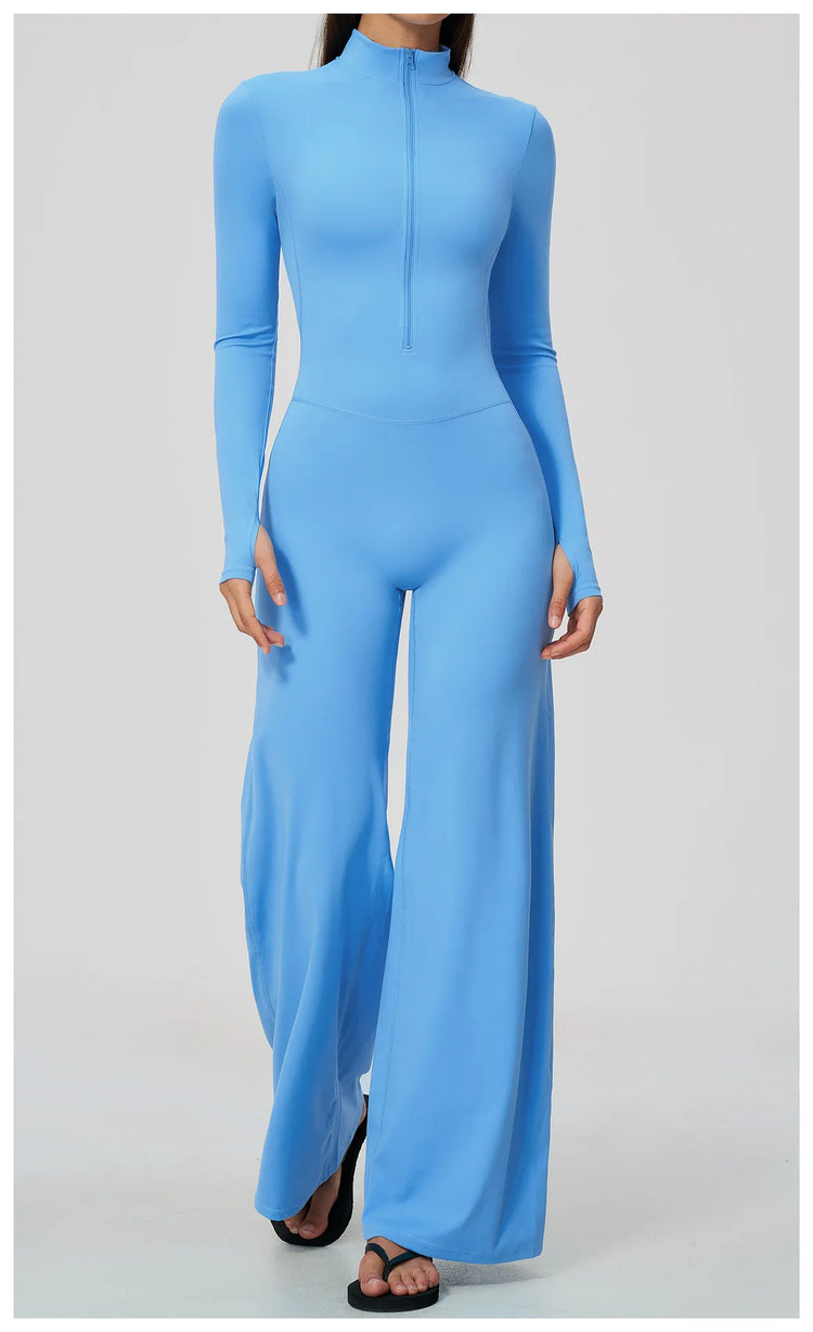 Summer Long Sleeve Yoga Suit Women's Tracksuits Gym Clothes Training Sportswear Fitness Sports Bodysuit Female Workout Overalls