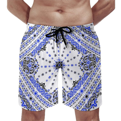 Customizable Bandana Men'S And Women'S Swimsuits Women One Piece Swimsuits Men Swimming Trunks And Beach Couple Outfits