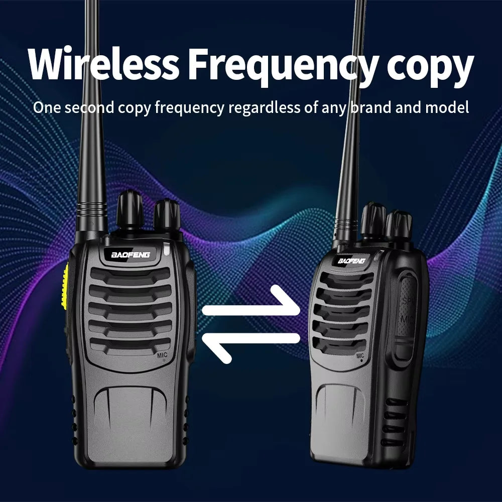 Baofeng BF-888SD Digital Walkie Talkie UHF PMR446 MHz 16CH Long Range Two Way Radio Type-C Charging Noise Reduction Encrypted Ha