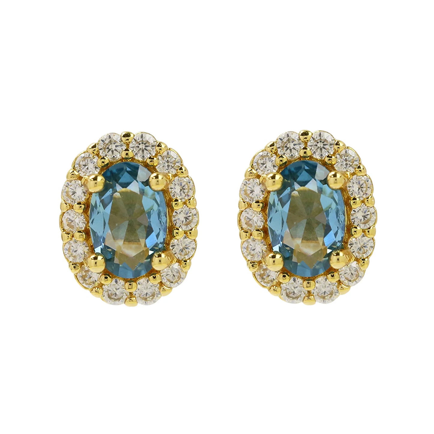 Colorful 12 Month Birthstone Rhinestone Stud Earrings For Women Crystal Ladies Fashion Weddings Banquet Jewelry Accessories