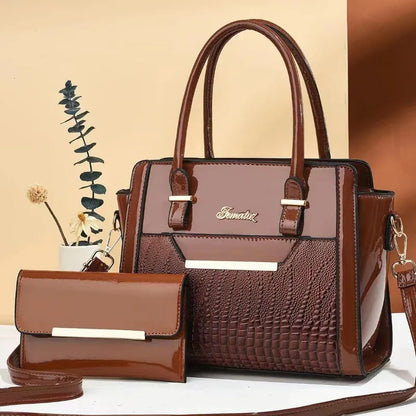 Brand Ladies Shoulder Bag 2 Piece Set Luxury Handbags Women Bags Designer Hand Bags for Women 2025 New Crossbody Sac