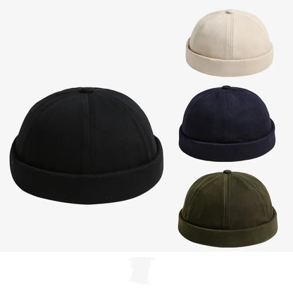 Brimless Hip Hop Beanie Skullcap Street Women Men SkullCap Portable Melon Cap Street Knitted Hats Fashion Headwear Caps 1pc
