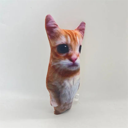 Cute El Gato Cat Plush Toys Wowwow Cat Dolls Plushies Simulation Stuffed Animals Birthday Holiday Gift Kids Collectible Toy
