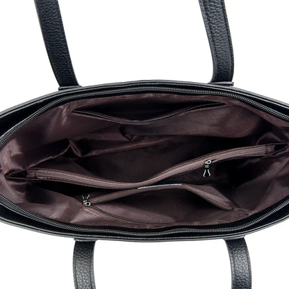 Genuine High Quality Large Capacity Shoulder Bag Female Tote Bag New Luxury Designer Handbag For Fashion Women Brand Shopper Bag