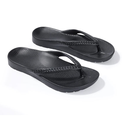 Asgard Summer Flip Flops Comfort Non-slip Flat Rubber Sandals With Stretchable Strap Unisex Cozy Casual  Beach Vacation Slippers